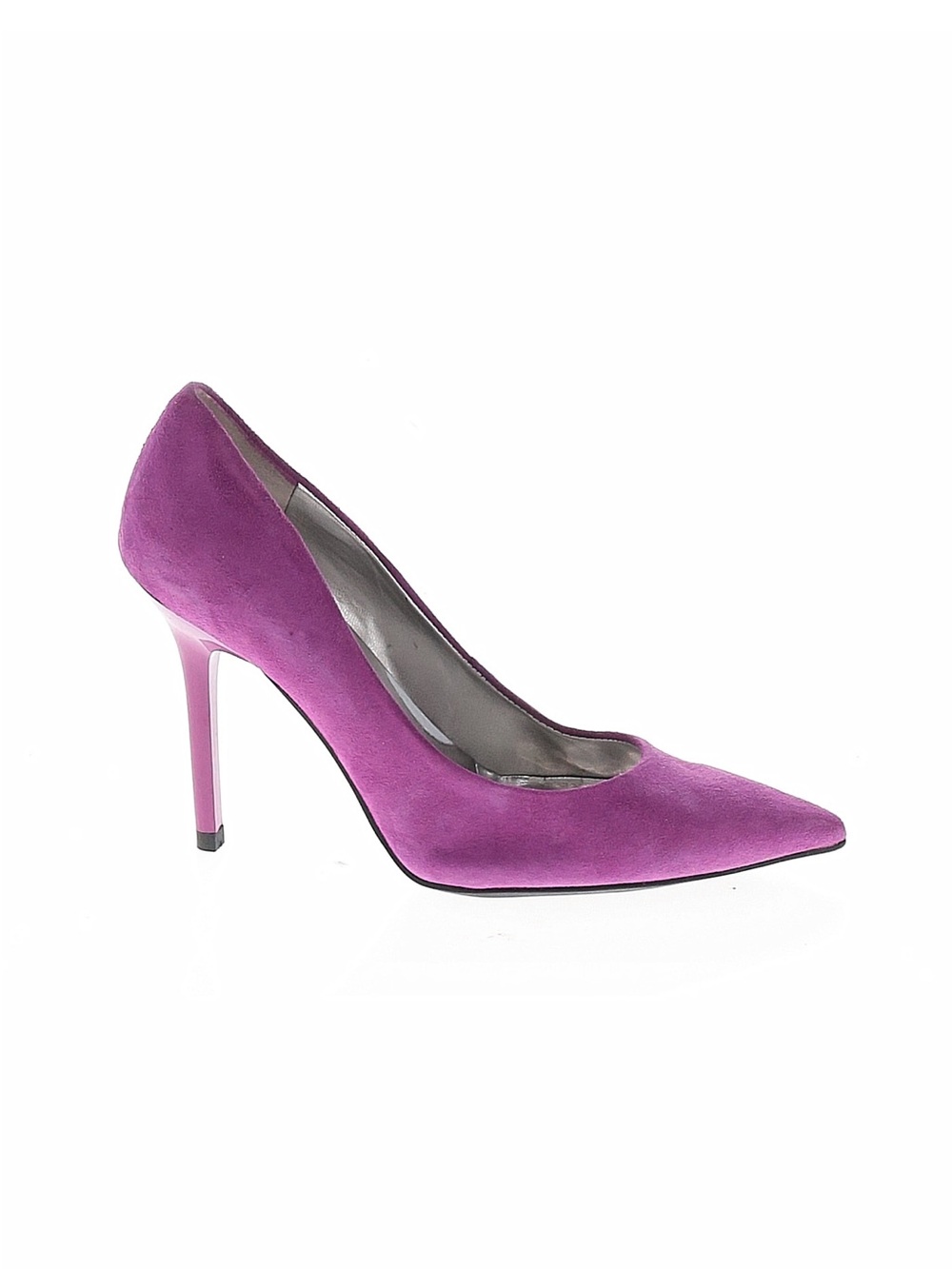GUESS Fuchsia Suede Pointed-Toe Stiletto Pump
